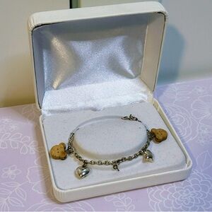 Kids y2k teddy bear Charm bracelet.
